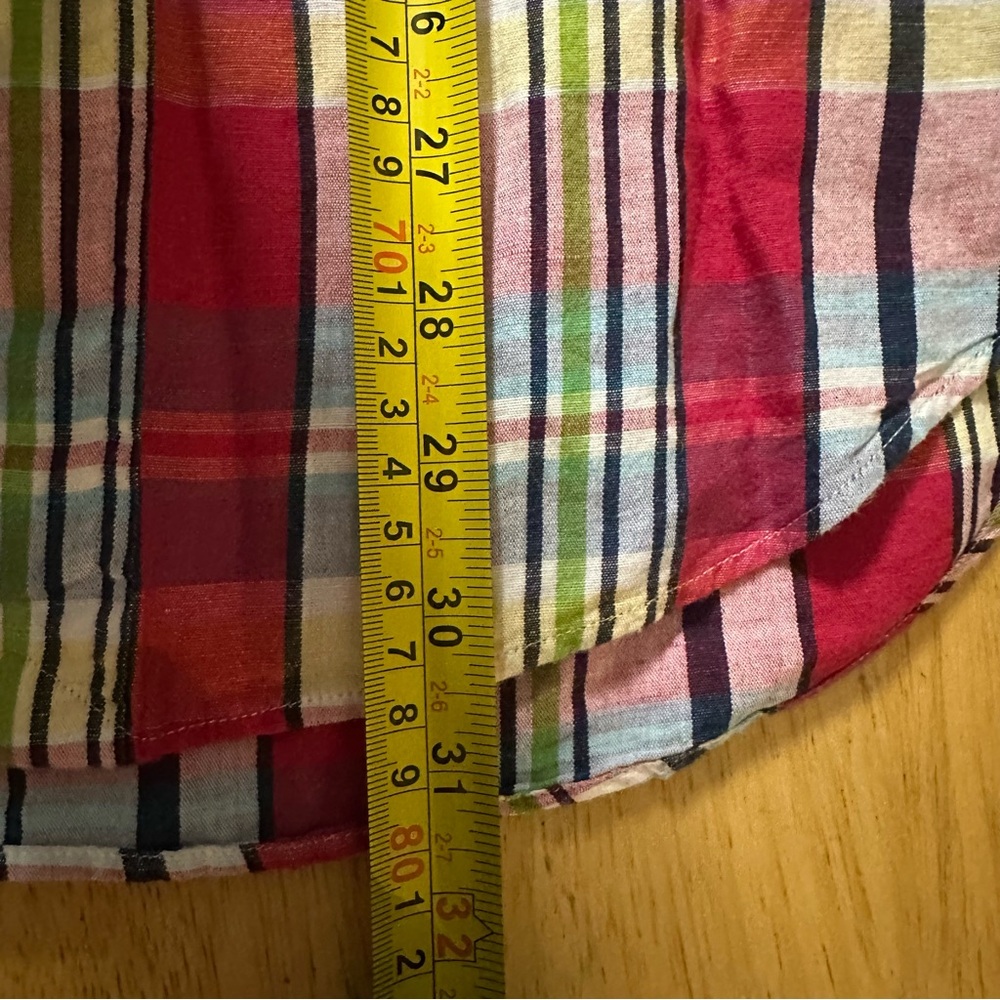 Polo Ralph Lauren Men’s Classic Short Sleeve Shirt Madras Plaid Button Down M - Picture 12 of 12
